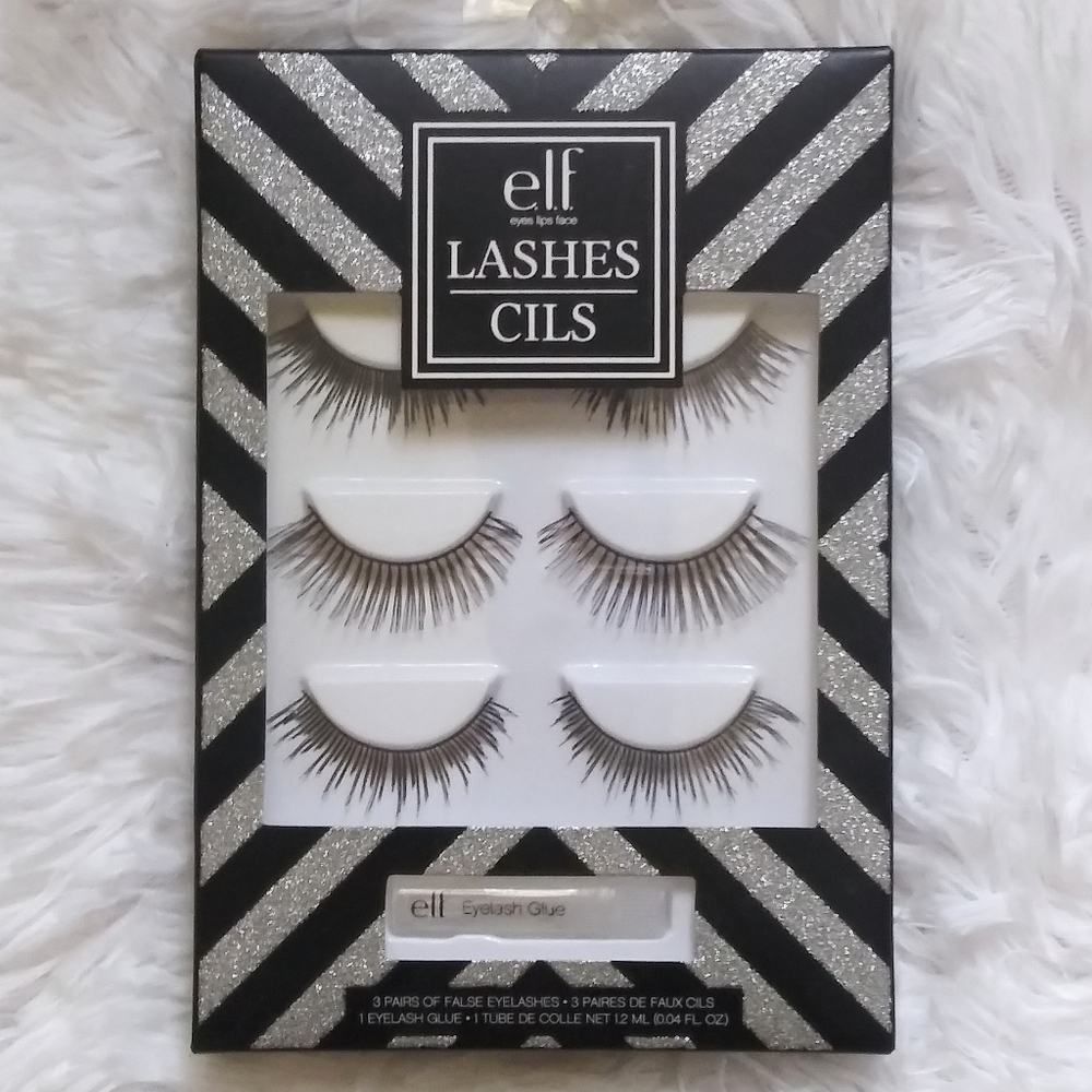 Elf Black False Eyelashes Set